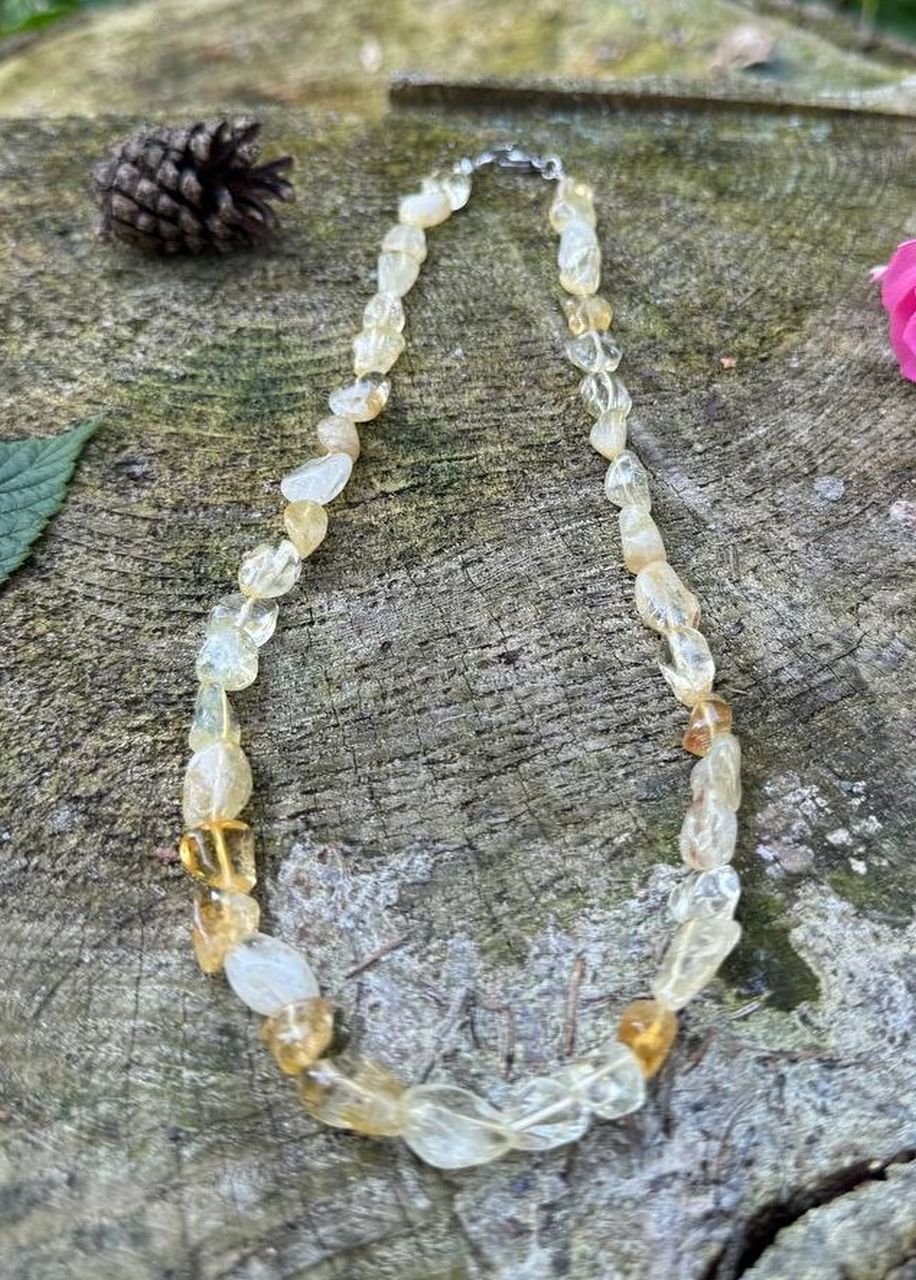 Golden Glow Citrine Necklace